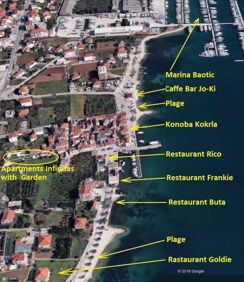 Apartments Infinitas Trogir Bagian luar foto